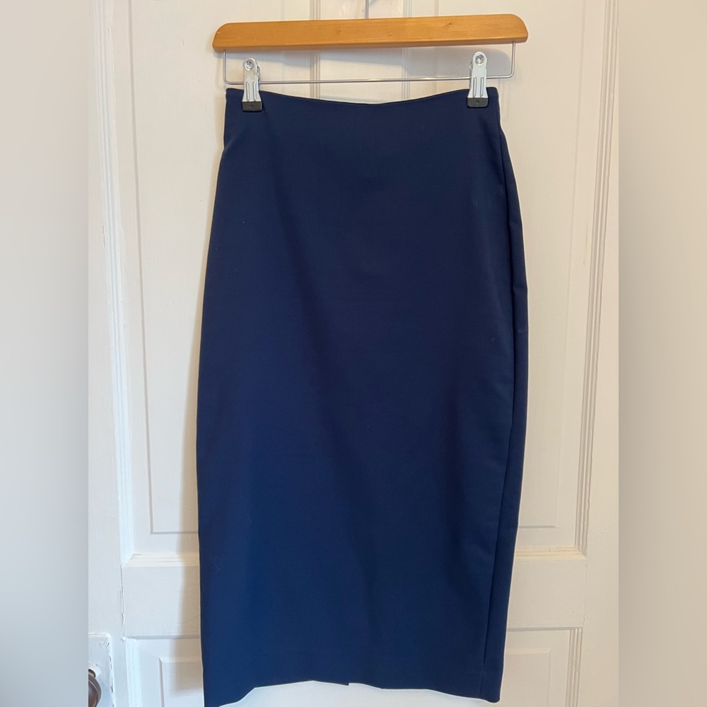 Blue Pencil Skirt
